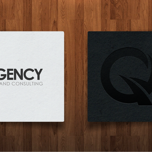 Create the next logo and business card for QV Agency  Design by eko.prasetyo*