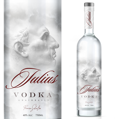 Label design for new vodka Brand Design réalisé par LucaToni