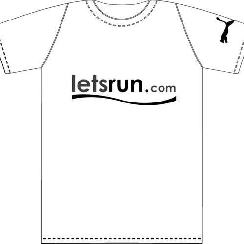 LetsRun.com Tshirt Design Contest Design by Amanda Lynne