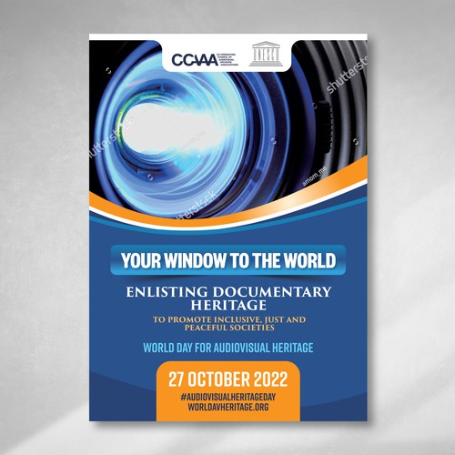 Poster Design for a worldwide audiovisual event Design von Dzhafir