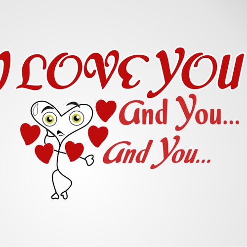 コンペ「"I Love You! And You... And You..." [LOGO - $355]」のデザイン by Luigiさん 