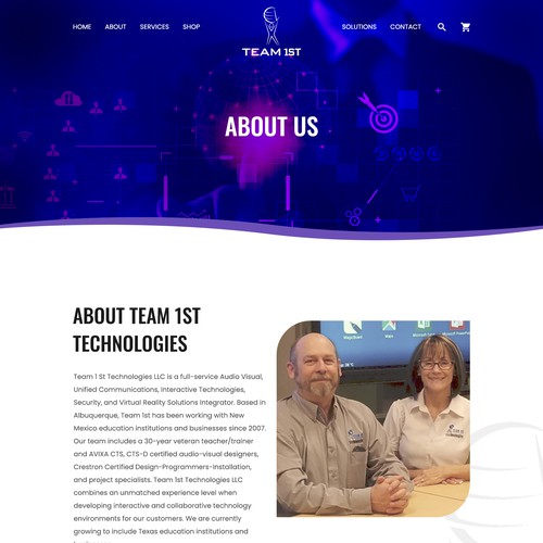 Technology Solutions Provider Website Design Framework Design by Jyotsna Dutta