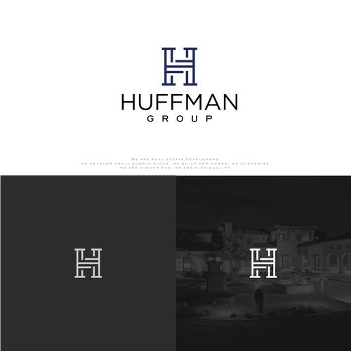 Huffman Group Logo Design by Lita Young