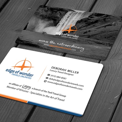 Create a card that exudes the awesomeness of luxury adventure travel Design by deviserpark