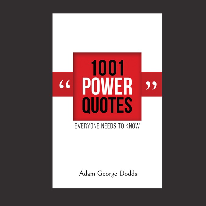 Design A Logo For A Quote Book 1001 Power Quotes You Need - 