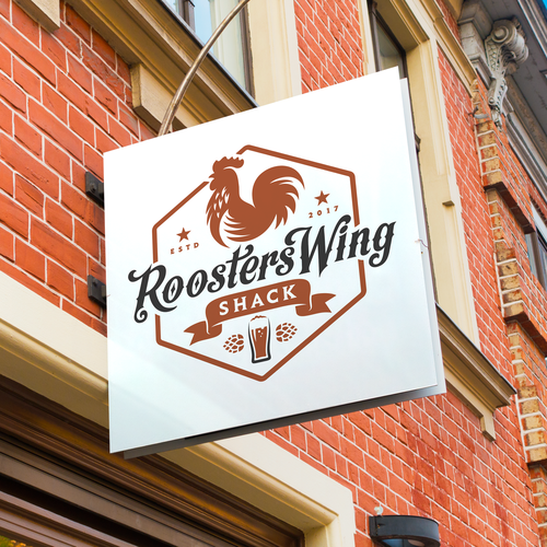 Design a logo for "Roosters Wing Shack" Design réalisé par Siv.66