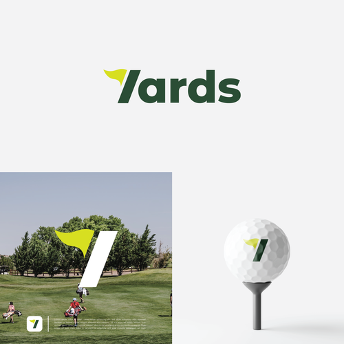 Yards golfing app logo Design by maskutut