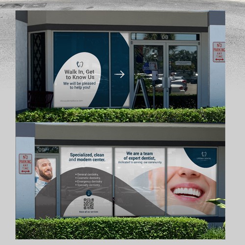 Dental Office Window Decals Design by IGD - Estudio ⭐️