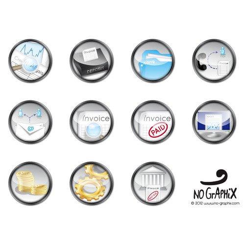 Help IPS Invoice Payment System with a new icon or button design Design von NoGraphix