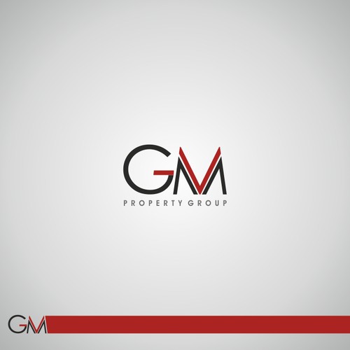 logo for GM Property Group Design by Designdicate™