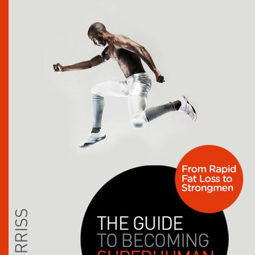 "Becoming Superhuman" Book Cover Design by leesteffen