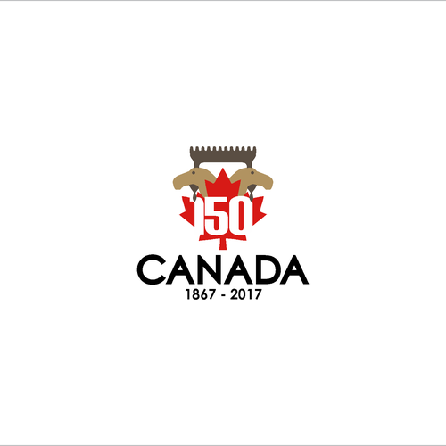 Community contest: Design Canada’s 150th birthday logo! Design by as'ad17