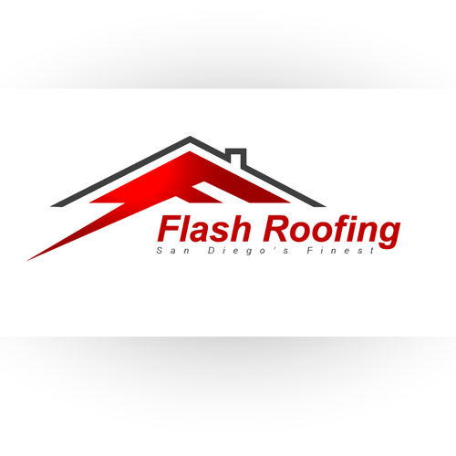 Compete to create a logo for Flash Roofing! Design by Rexboi