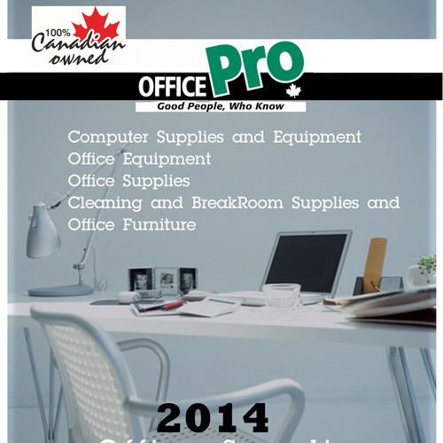 Diseño de Create a winning 2014 Cover for an Office Supply Catalogue, WE HAVE UPGRADED  de Judith[S]