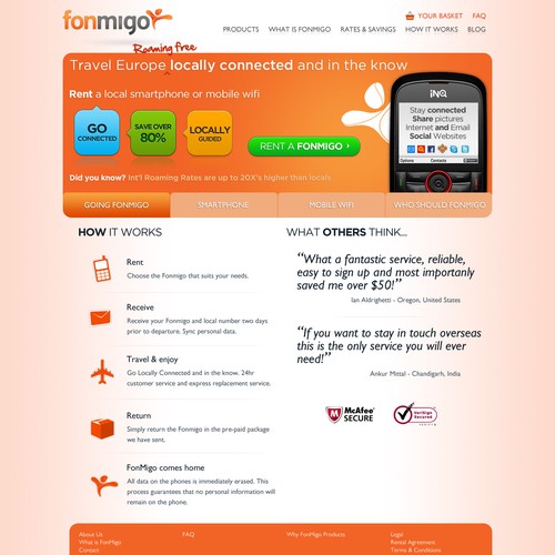 FonMigo.com – Needs a COOL/PIMP Homepage