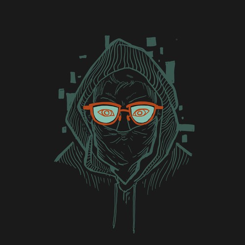 Shirtdesign "cybercrime" Design by -Z-