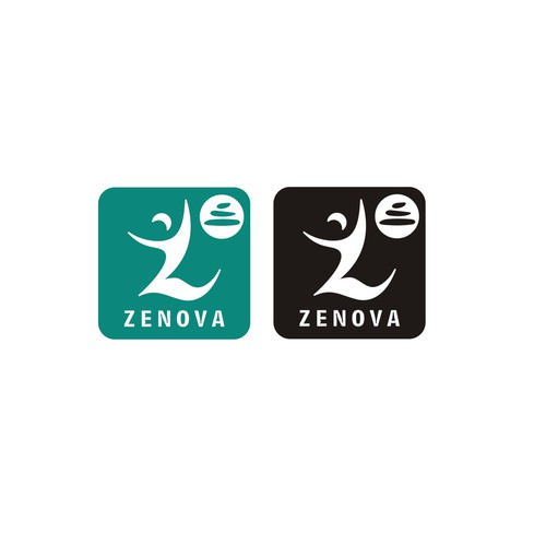 Zenova Logo: Revolutionary suite of health and wellness mobile apps Diseño de Abacusgrp