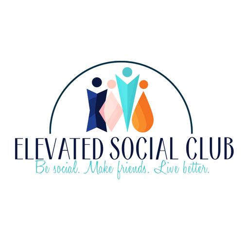 Eye Catching Logo For A New Social Club We Re Helping Grownups Make Friends Logo Design Contest 99designs