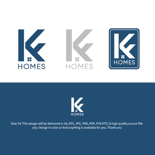 NEED A LOGO FOR HOME BUILDING COMPANY Design by abed assil