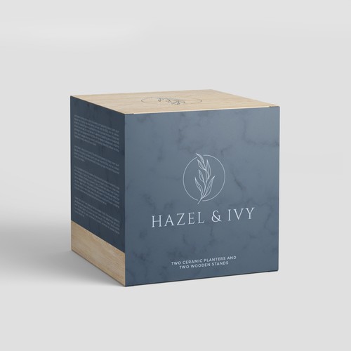 High end mid century modern planter and stand elegant box design Design by Rusmanhadi