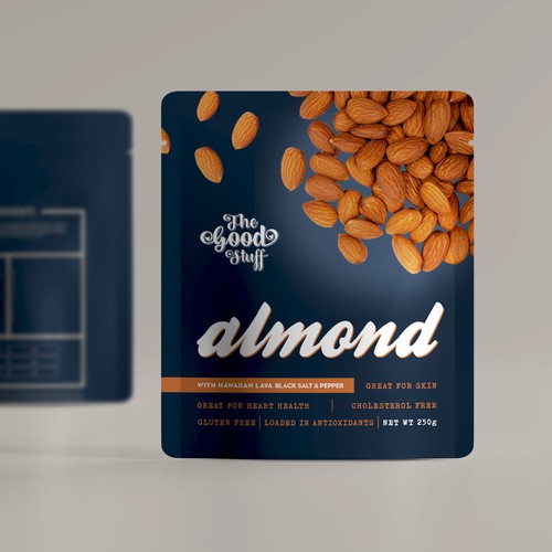 Design a standout packaging for a Nuts & Seeds Standee Pouch Design réalisé par Lady Goga