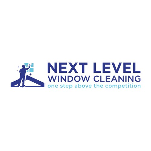 eye-catching window cleaning logo, appeals to homeowners. Design by sriredjeki