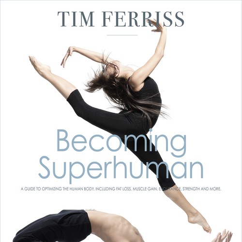 "Becoming Superhuman" Book Cover Diseño de sofiesticated