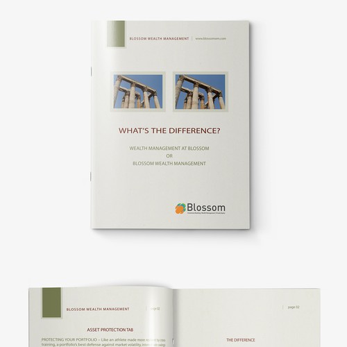 Brochure Redesign from Template for Financial Firm Design by Aryan Yoba Zr