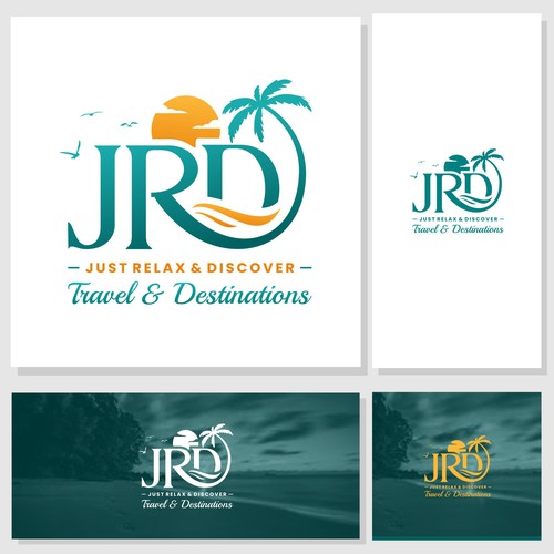 Realistic sunset view relaxing on the beach discovering the beauty around Design by danieltriyasa