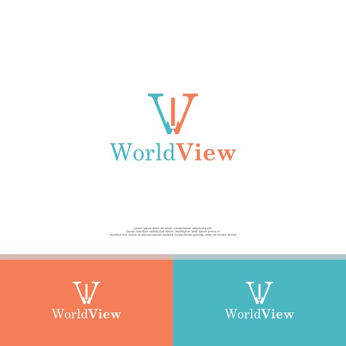 WorldView Magazine Logo Design by Young Creations