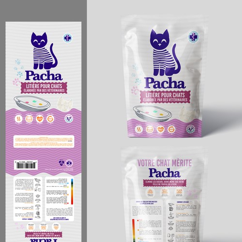 Cat Litter startup Minimalistic packaging - Contest Design by agooshe