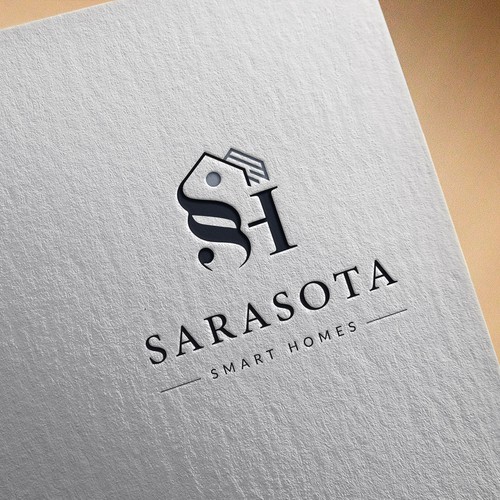 Sarasota Smart Homes logo for our company that does technology innovations and installations Design réalisé par Godly-Student