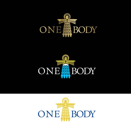 Design a logo for One Body Software showing inter-church community in the One Body of Christ. Design by Ladoblede