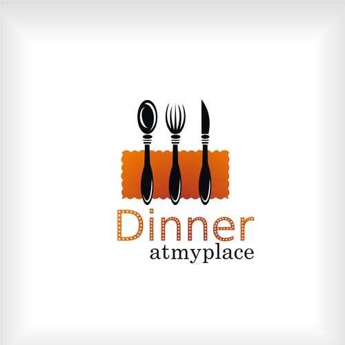 Logo for a dinner party planning web app Design by VikasDesigns