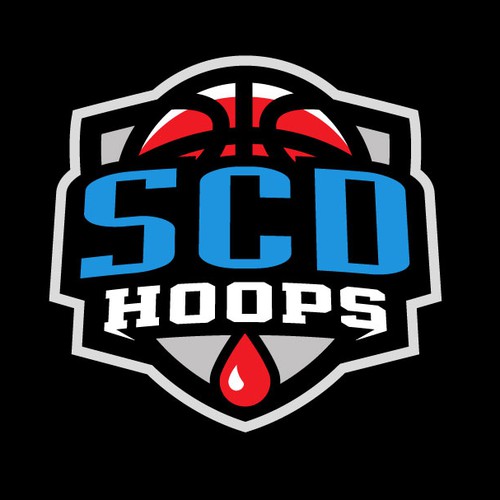 Basketball Logo for Team 'SCD Hoops' - Your Winning Logo Featured on Major Sports Network Design by JDRA Design