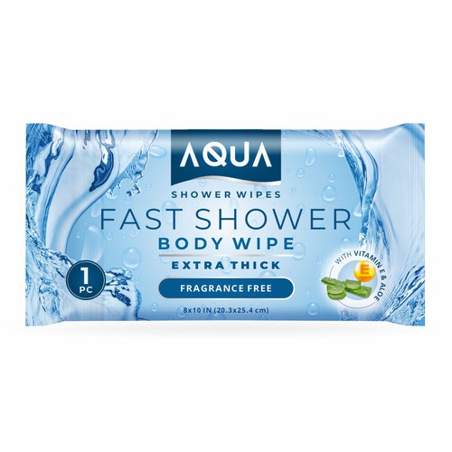 AQUA SHOWER WIPES :D Design by Darka V