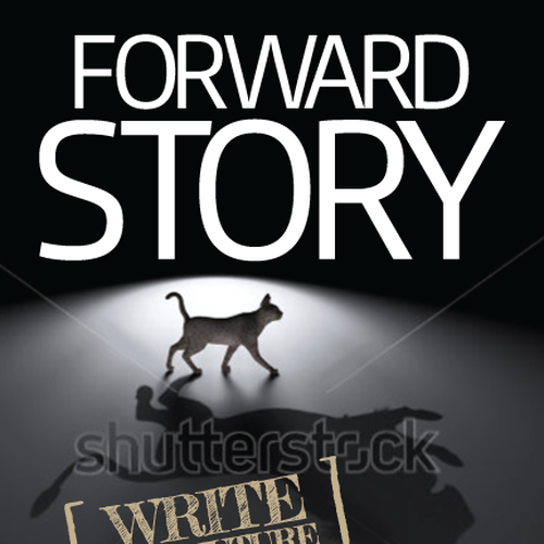 Create an awesome book cover for the new book Forward Story Design by poppins