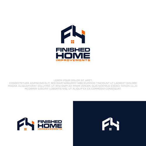 Design modern and high end logo for a home improvement company serving high end clientele Design by WaksArt©