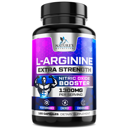 Design Powerful L-Arginine Capsules Design Needed for Nature's Nutrition di ZAKIGRAPH ®