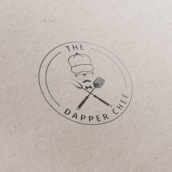 The Dapper Chef needs a classy logo with a modern twist