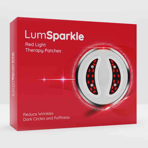 Designs | Red Light Therapy Eye Patches - Product Box | Product ...