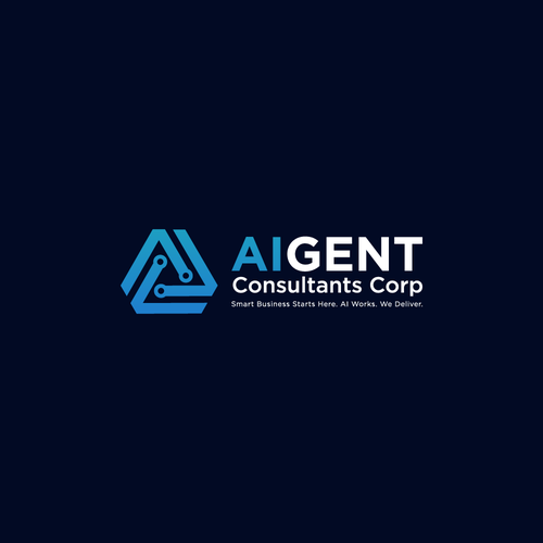 AI Agent Company: Appealing to small to medium sized businesses. Design by Saber Design