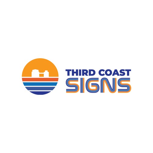 New vibrant business logo and branding for a sign making company serving Chicago Design by Azwar_Design®