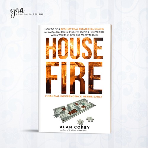 Eye-catching BOOK COVER with REAL ESTATE and EARLY RETIREMENT focus Design by Yna