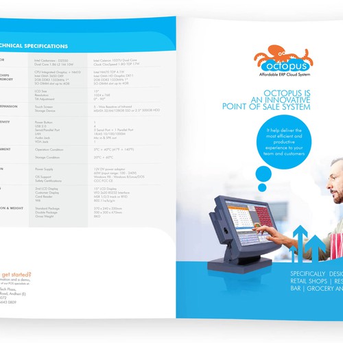 Create a classy and luxury look for a POS brochure Design by Downeyz