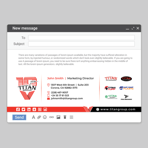 Update my Email Signature x 2 for Group of Companies | Logos Supplied! Design by Mindshift Design