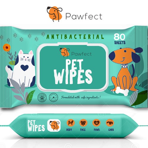 PAWFECT--the perfect pet brand Design by Ozike