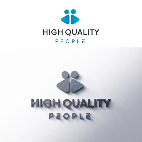 High Quality People logo design with a people logo. I was established in 2020 not 2021 Design by Miraandaa