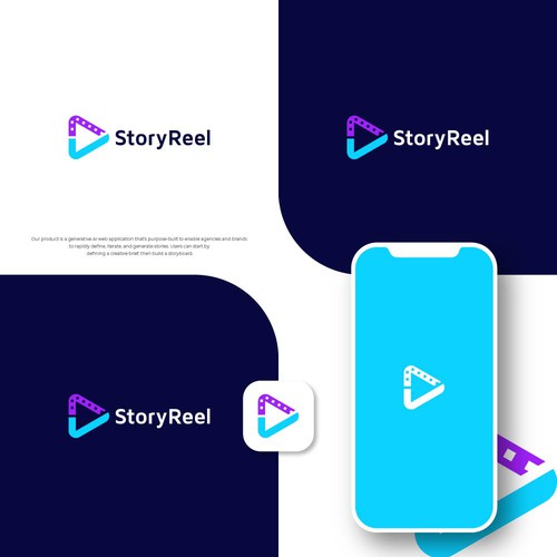 Generative AI storytelling service for creative agencies and brands Design by pixelamazers
