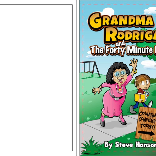 Children's Book Cover: Cartoon Grandma (ages 7-10, series) Design by pcarlson